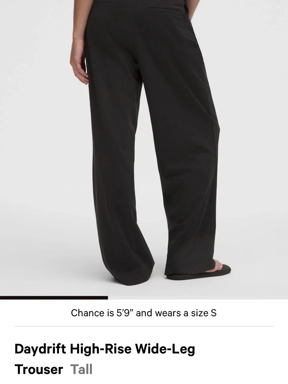 lululemon daydrift high-rise wide-leg trousers *Tall
